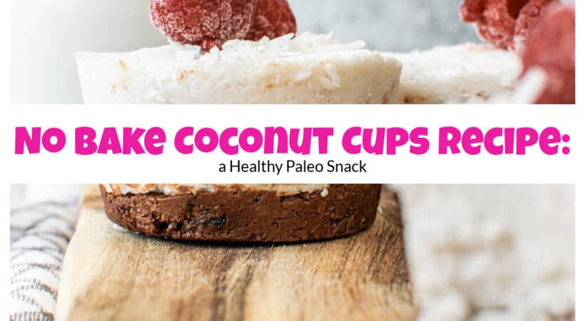 No Bake Coconut Cups Recipe: a Healthy Paleo Snack