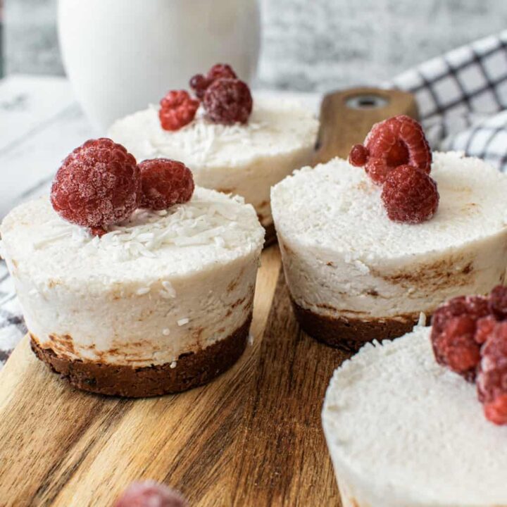 healthy paleo snack no bake coconut cups