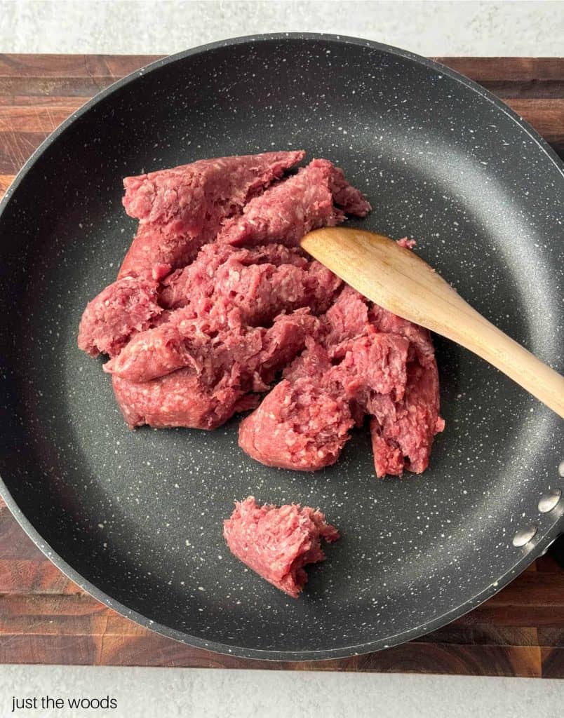 cook ground beef 