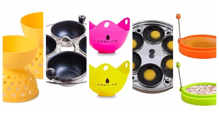 Egg Poacher Cups and Pans for Perfectly Poached Eggs