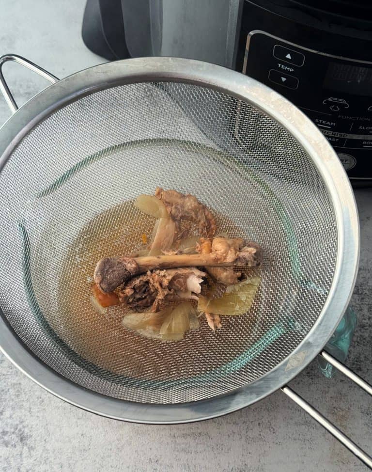 Ninja Foodi Chicken Broth Homemade Bone Broth Recipe
