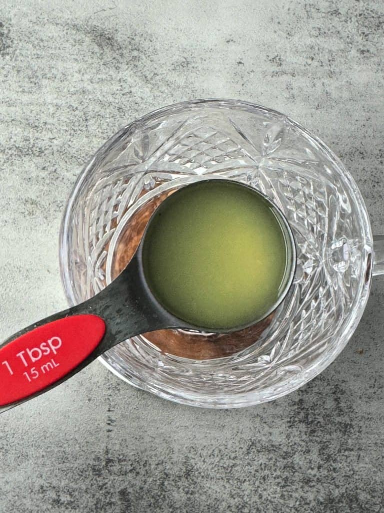 apple cider vinegar and lime juice 