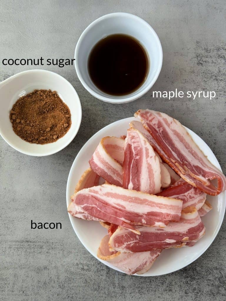 easy recipe to make candied maple bacon in air fryer Ninja Foodi 