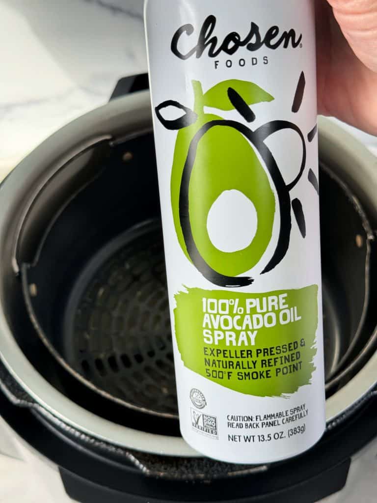 spray air fryer with cooking oil 