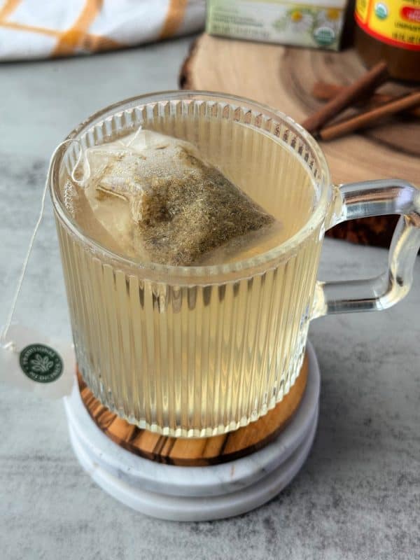 Chamomile Apple Cider Vinegar Lemon Tea with Cinnamon