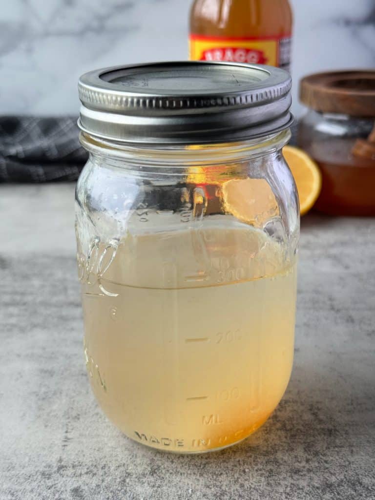 how to make Apple Cider Vinegar and Lemon Juice Drink 