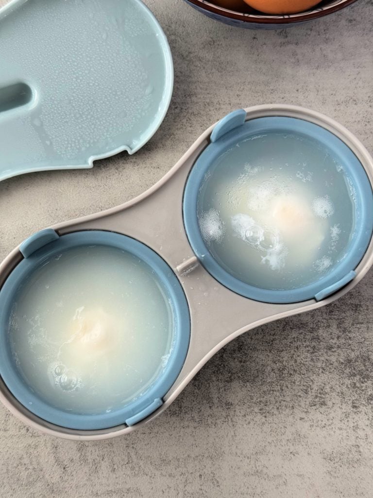 eggs cooked in water