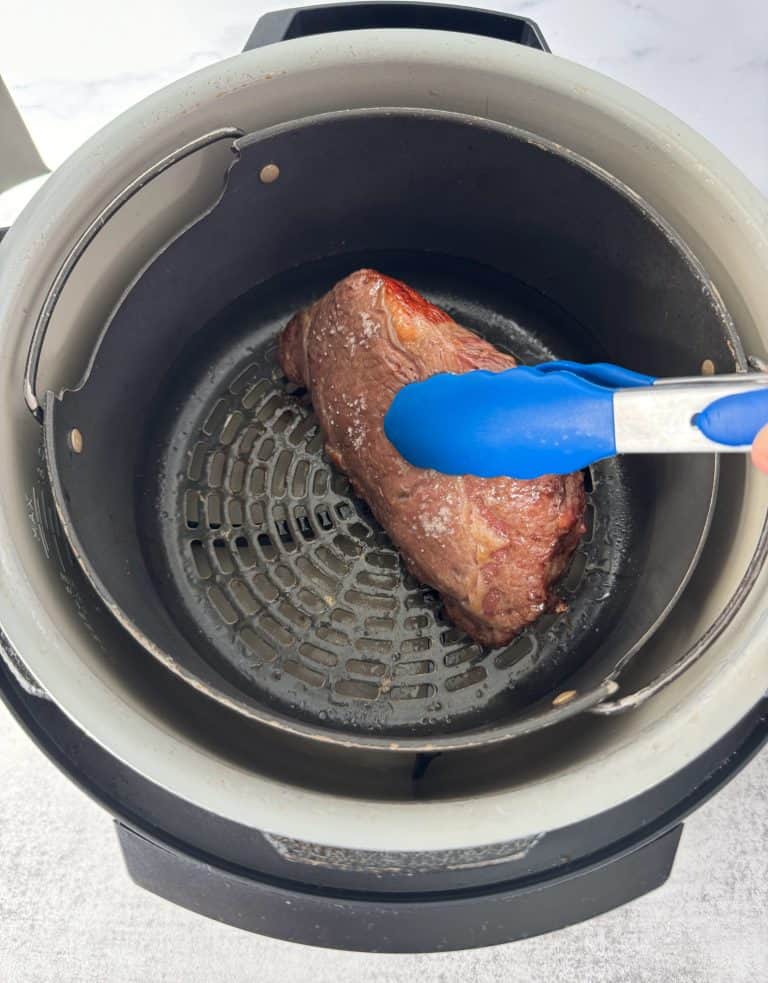 Ninja Foodi Ribeye Steak Cooked in the Air Fryer
