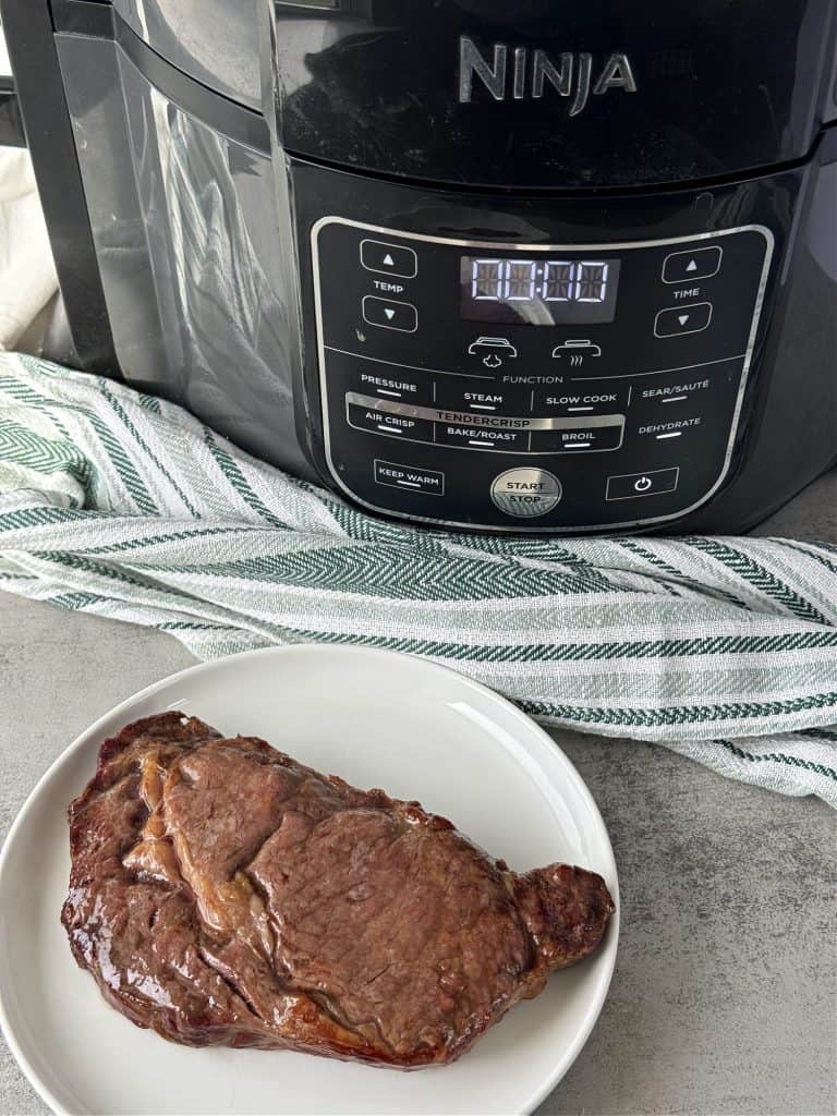 Ninja Foodi air fryer Ribeye Steak