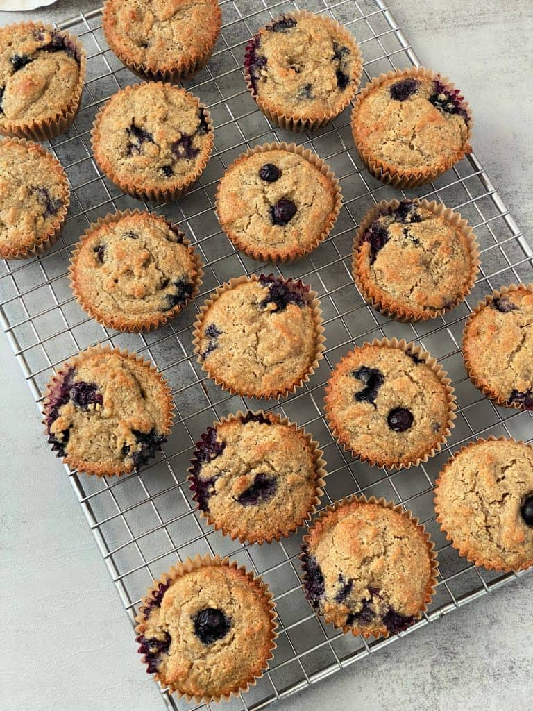 easy healthy blueberry muffins 