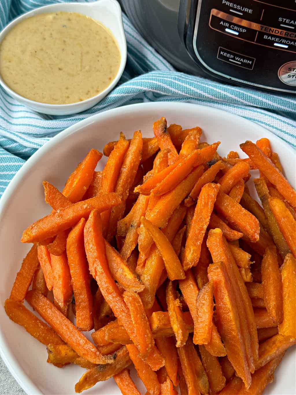 Ninja Foodi Frozen Sweet Potato Fries in Air Fryer