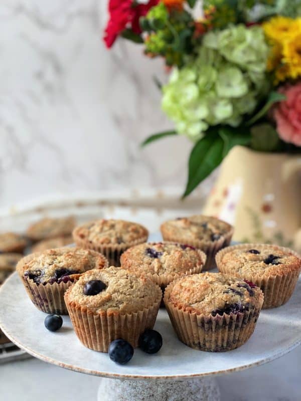Healthy Blueberry Muffin Recipe with Lemon