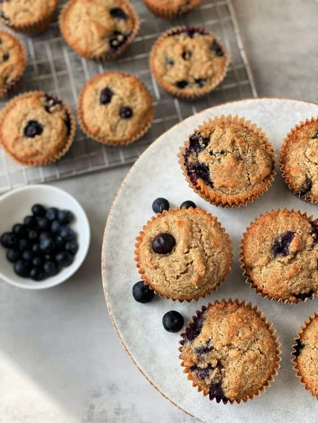 Healthy Blueberry Muffin Recipe with Lemon