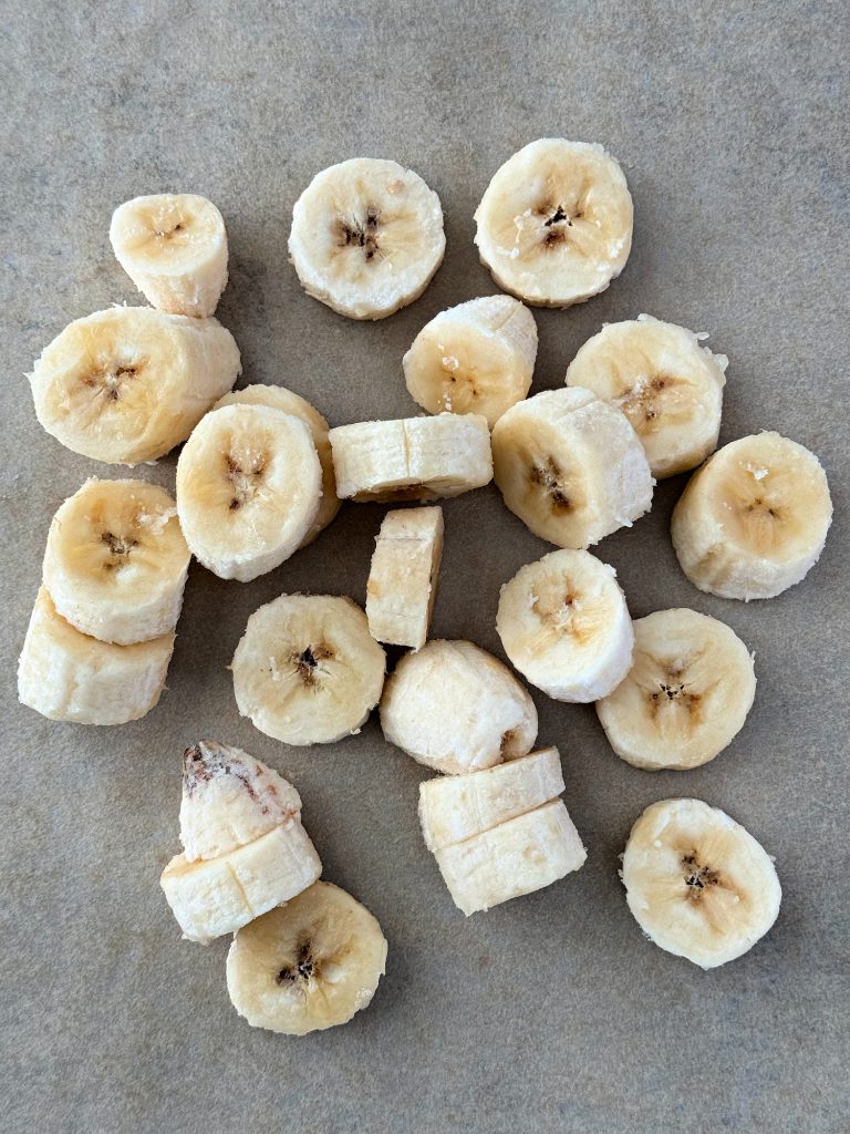 frozen banana chunks 