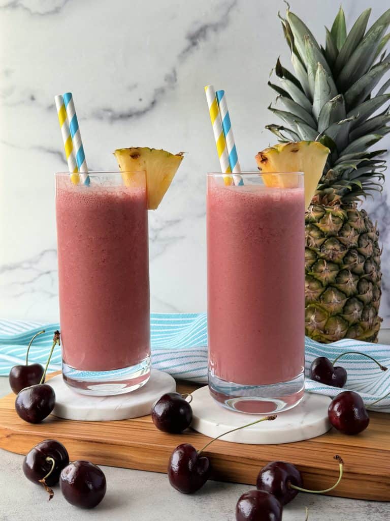 Pineapple Cherry Smoothie recipe 