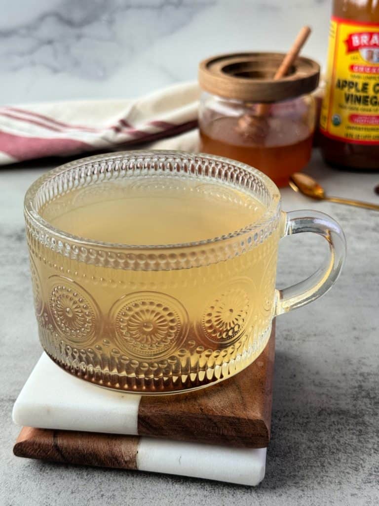 Apple Cider Vinegar Lemon and Honey drink recipe