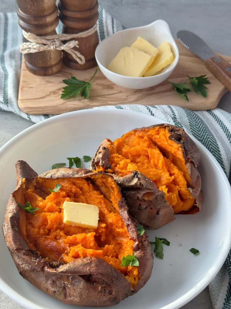 Air Fryer Sweet Potatoes Recipe (Baked Sweet Potato)