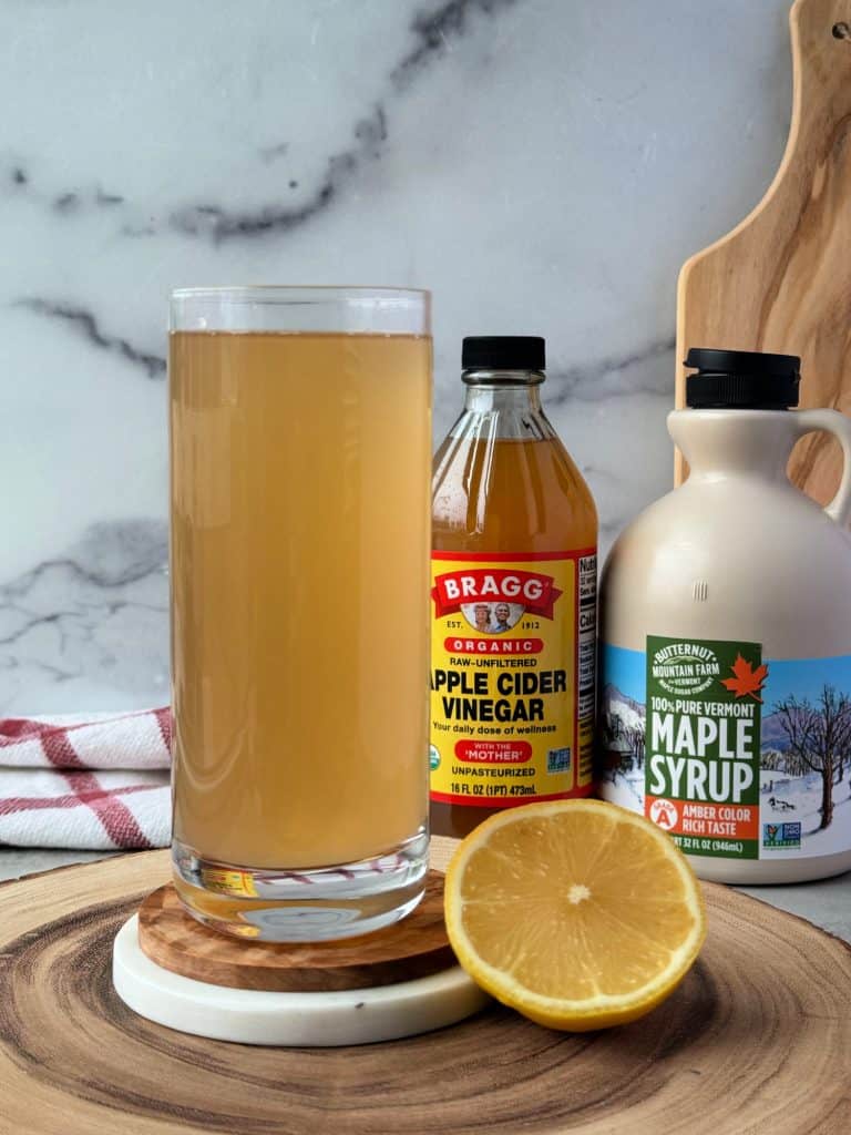 acv drink recipe with lemon 