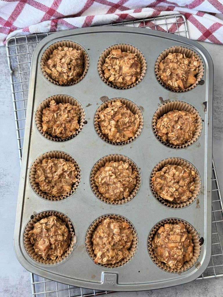 easy apple oat muffin recipe 