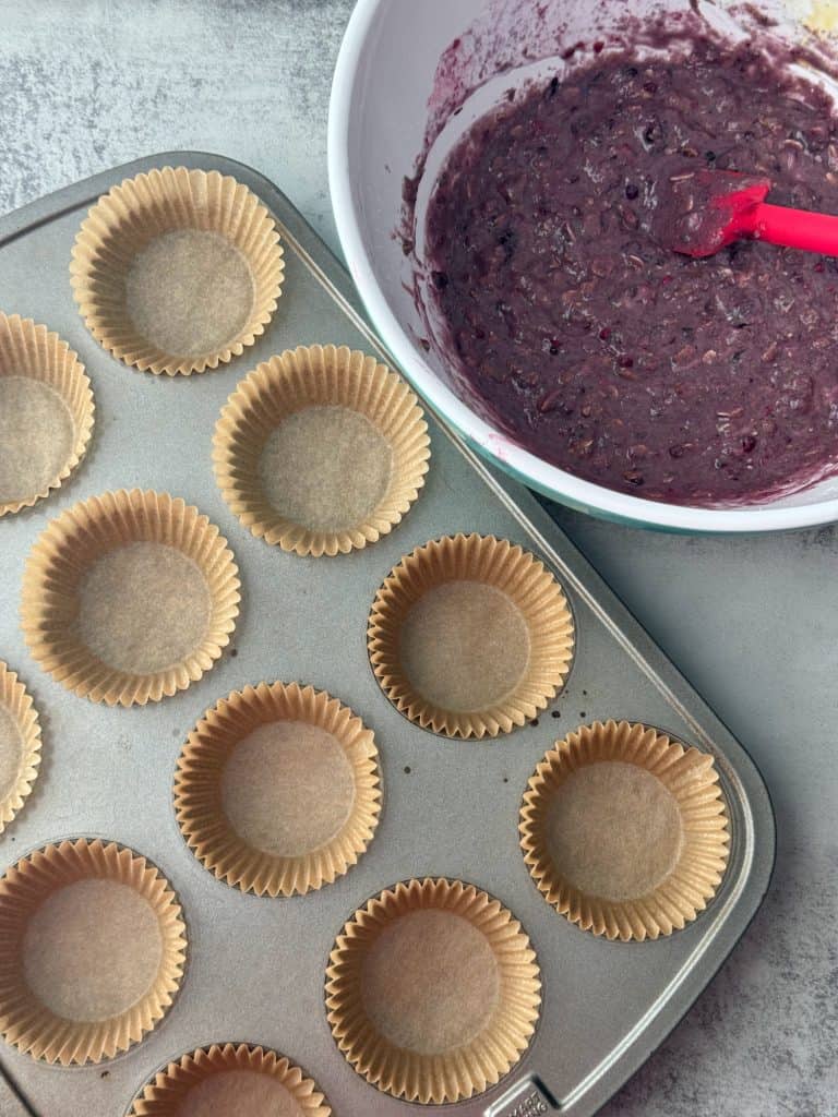 gluten free Berry Oat Muffins