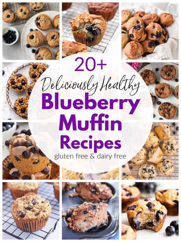 healthy blueberry muffins