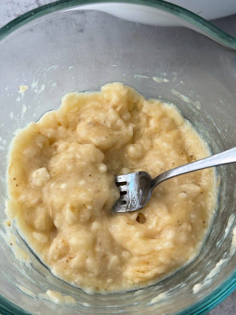 mashed bananas 