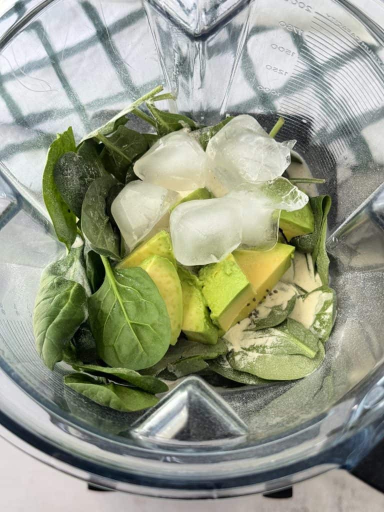 Spinach Avocado Smoothie Recipe with Protein