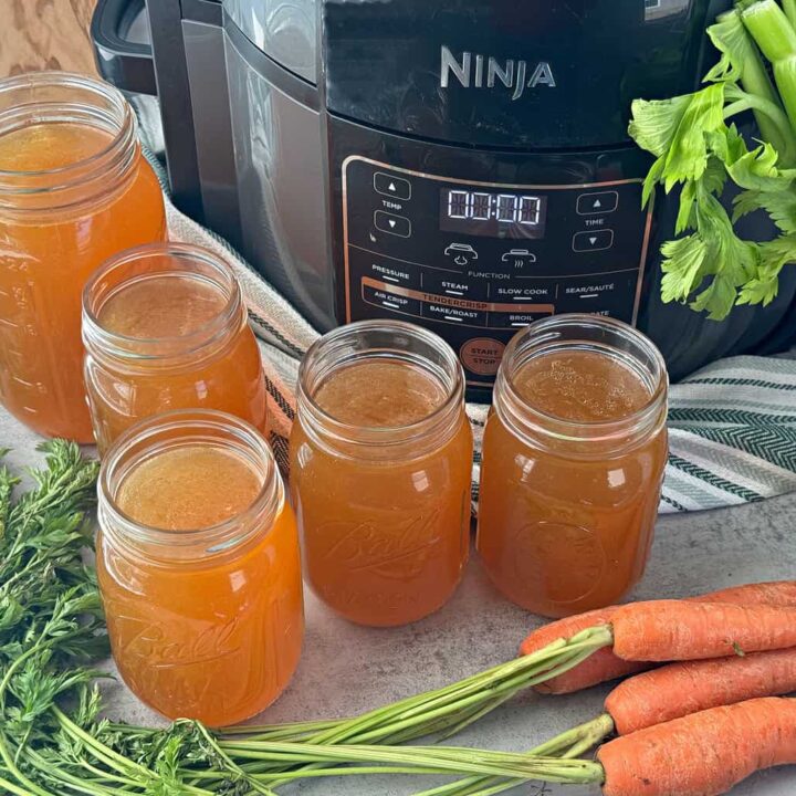 Homemade Ninja Foodi Chicken Broth