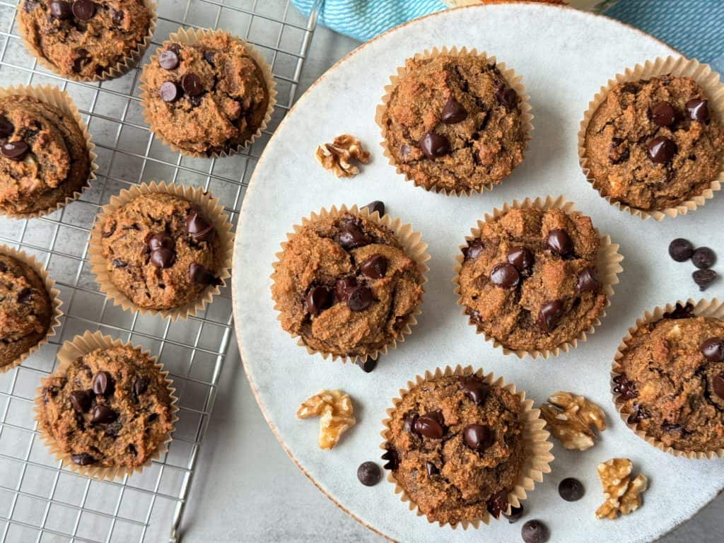 best healthy muffin recipes pumpkin chocolate chip muffins gluten free muffins