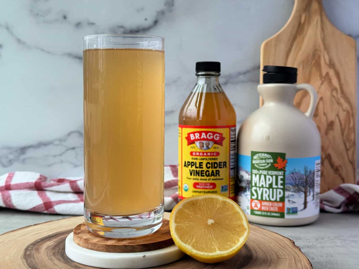 Apple Cider Vinegar Lemon Water Drink Recipe