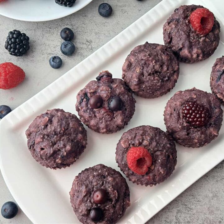 Healthy Berry Oat Muffins Recipe