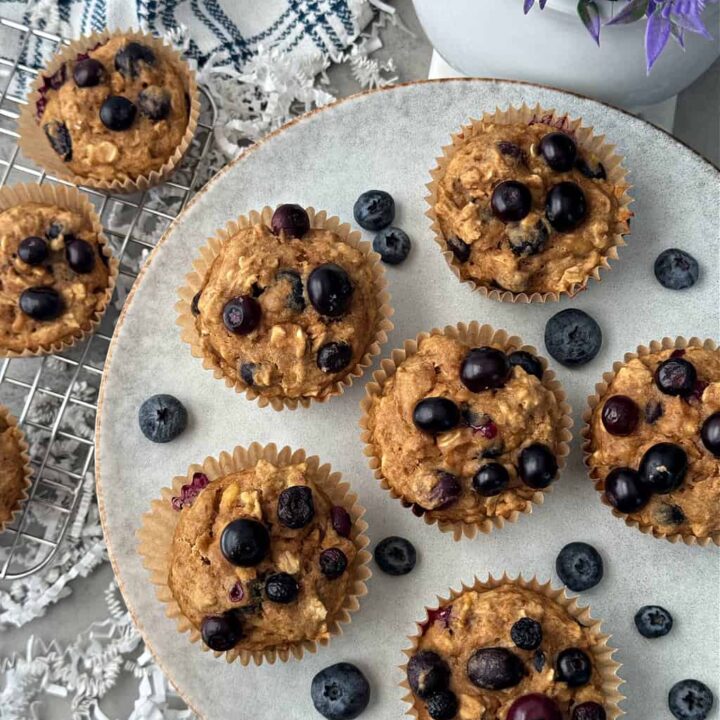 Blueberry Oat Muffins