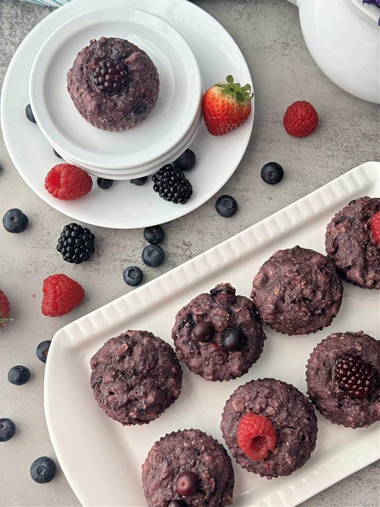 how to make the best Berry Oat Muffins