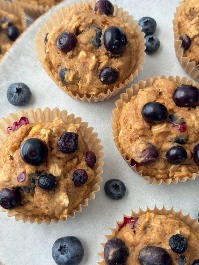 blueberry oat muffins recipe 