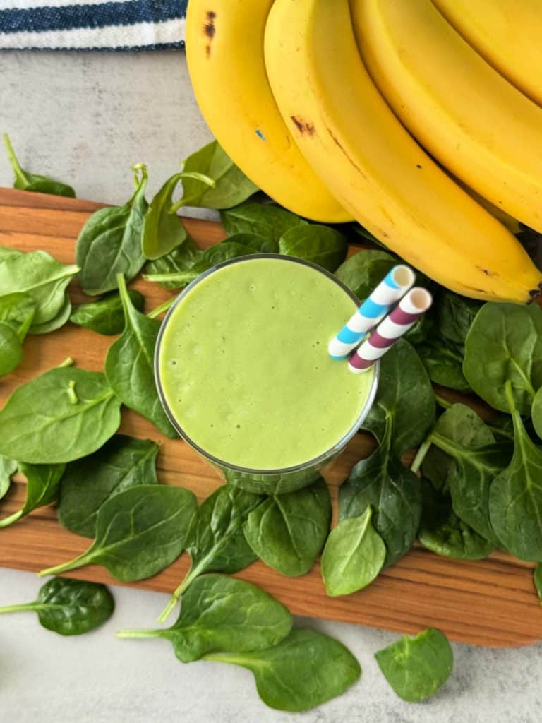 Avocado Spinach Smoothie Recipe with Banana
