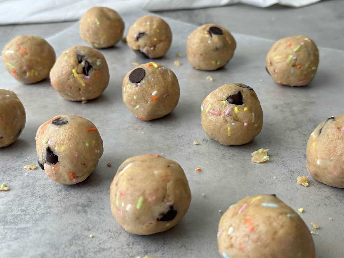 recipe for homemade cookie dough bites