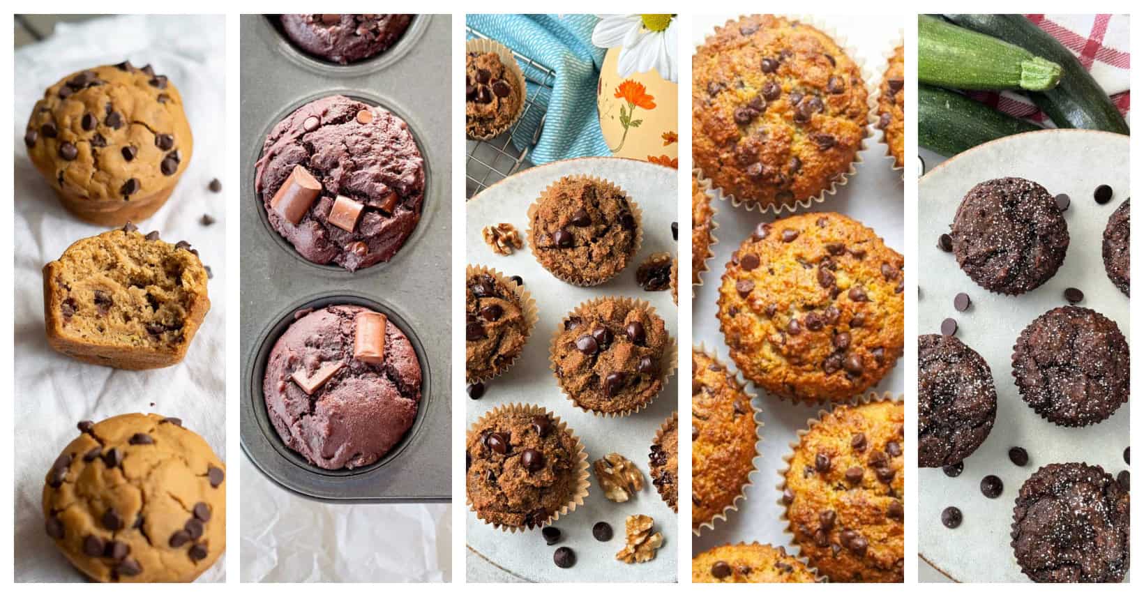 easy healthy chocolate chip muffins recipes