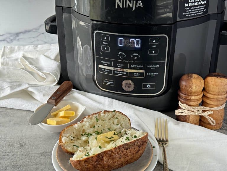Ninja Foodi Baked Potato Recipe in the Air Fryer
