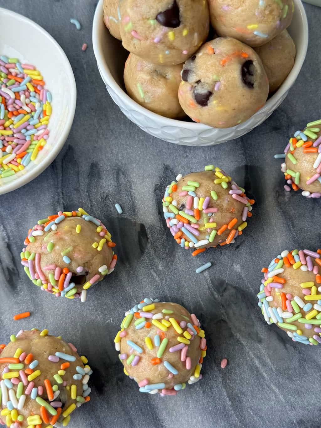 Birthday Cake Cookie Dough Bites recipe