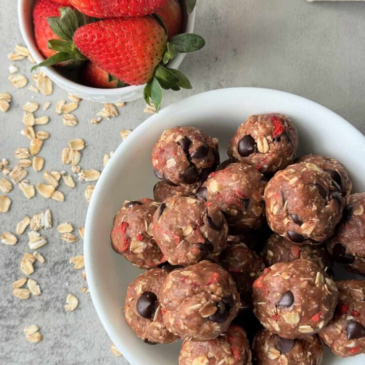 Strawberry Protein Balls