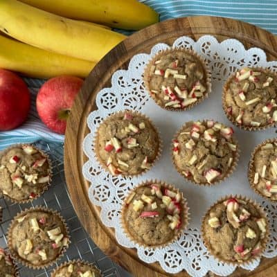 Healthy Applesauce Banana Muffins Recipe