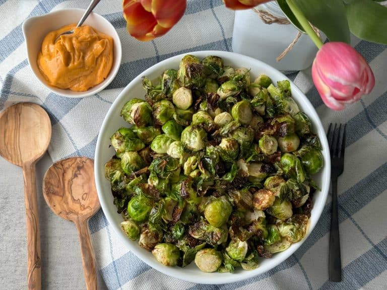 feature air fryer Brussels sprouts