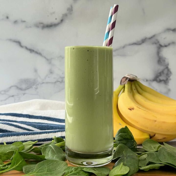 Avocado Spinach Smoothie Recipe with Banana