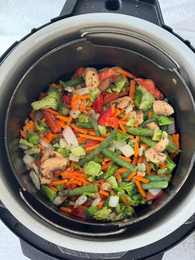 How to Air Fry Stir Fry Vegetables - Healthy Recipe