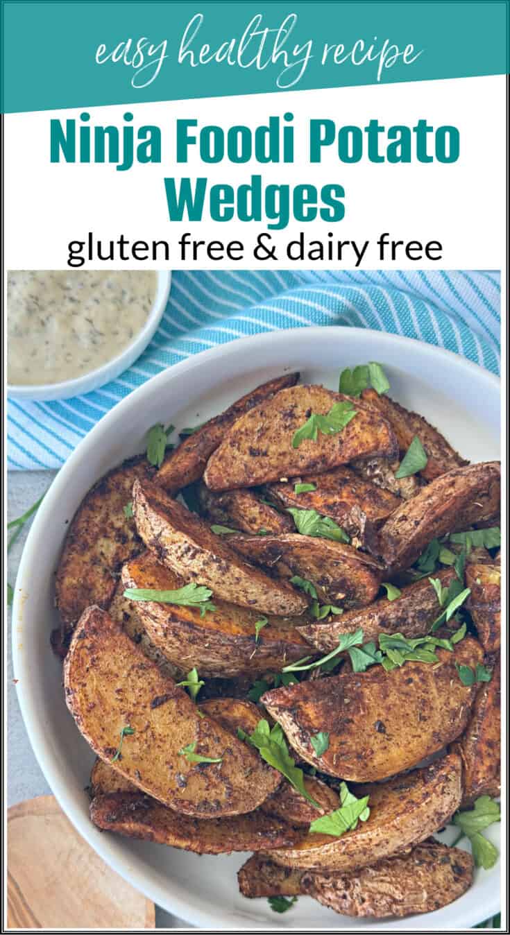 Ninja Foodi Potato Wedges Made in the Air Fryer