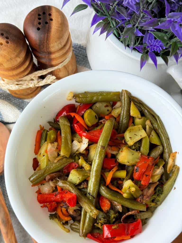 How to Air Fry Stir Fry Vegetables - Healthy Recipe