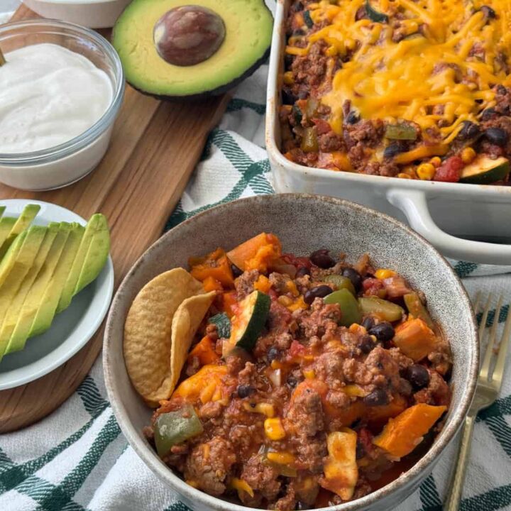 Healthy Mexican Ground Beef Casserole Recipe