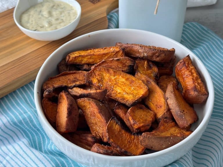 feature air fryer sweet potato wedges