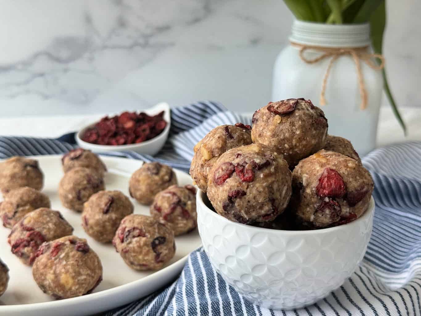 Cranberry Almond Energy Balls