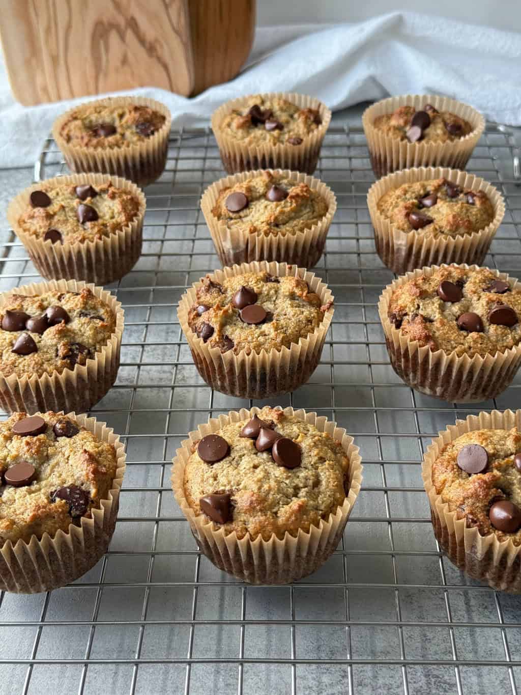 healthy-banana-chocolate-chips-muffins-on-wire-rack